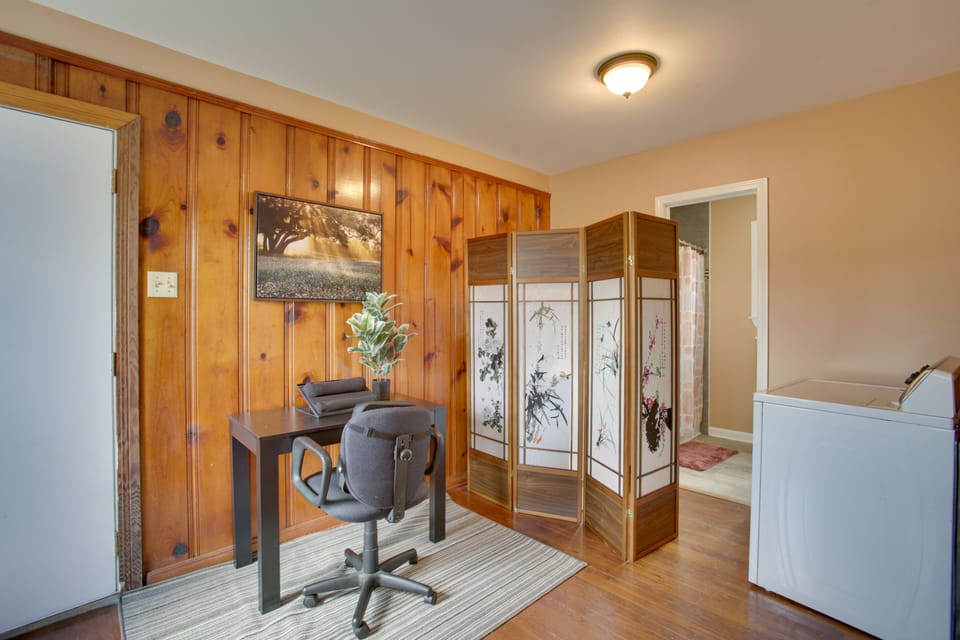 Desk Workspace | Laundry Area