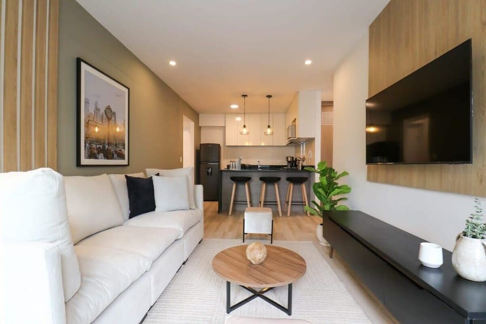 Living room with tv
