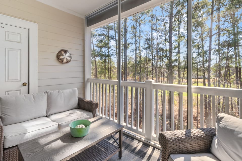 Screened in Balcony View