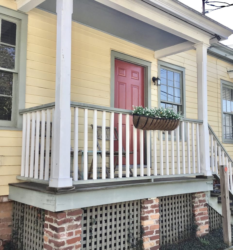 Front of cottage