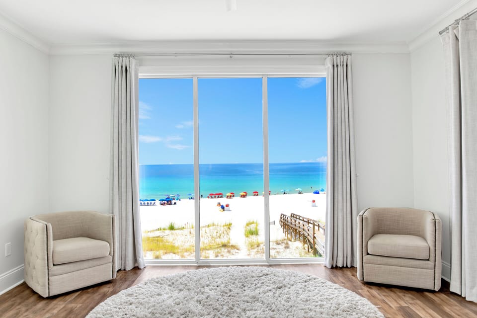 Stunning views from bedroom 7