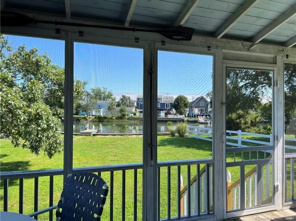 view from back porch