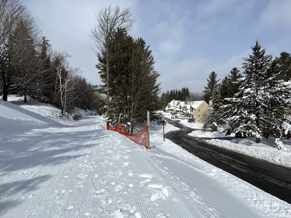 Trail across the way from the Townhouse