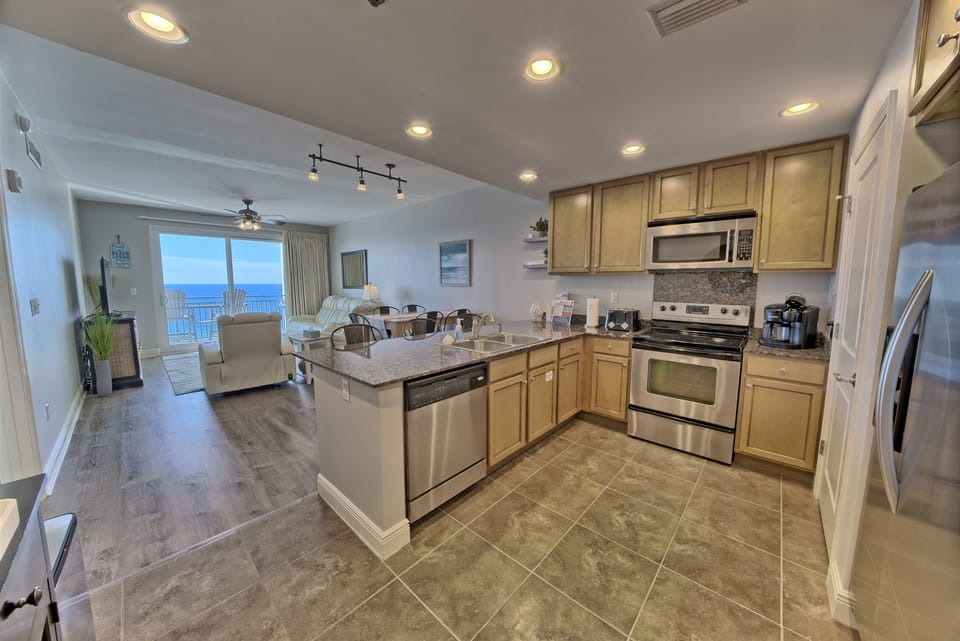 Kitchen w/Ocean views