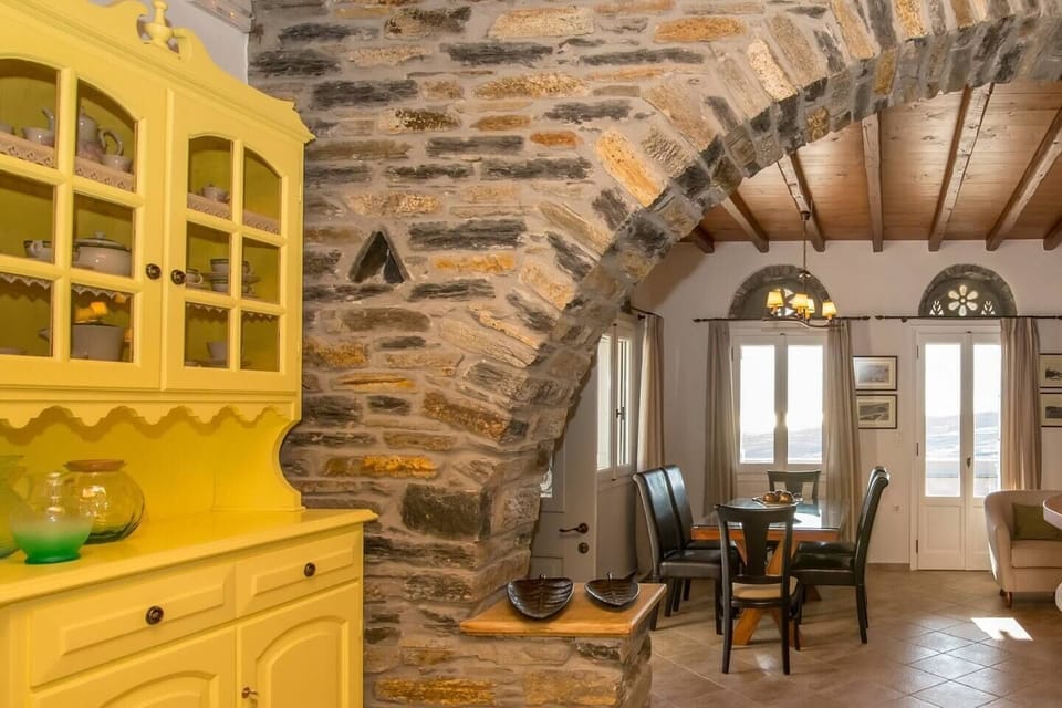 living room and open kitchen area
