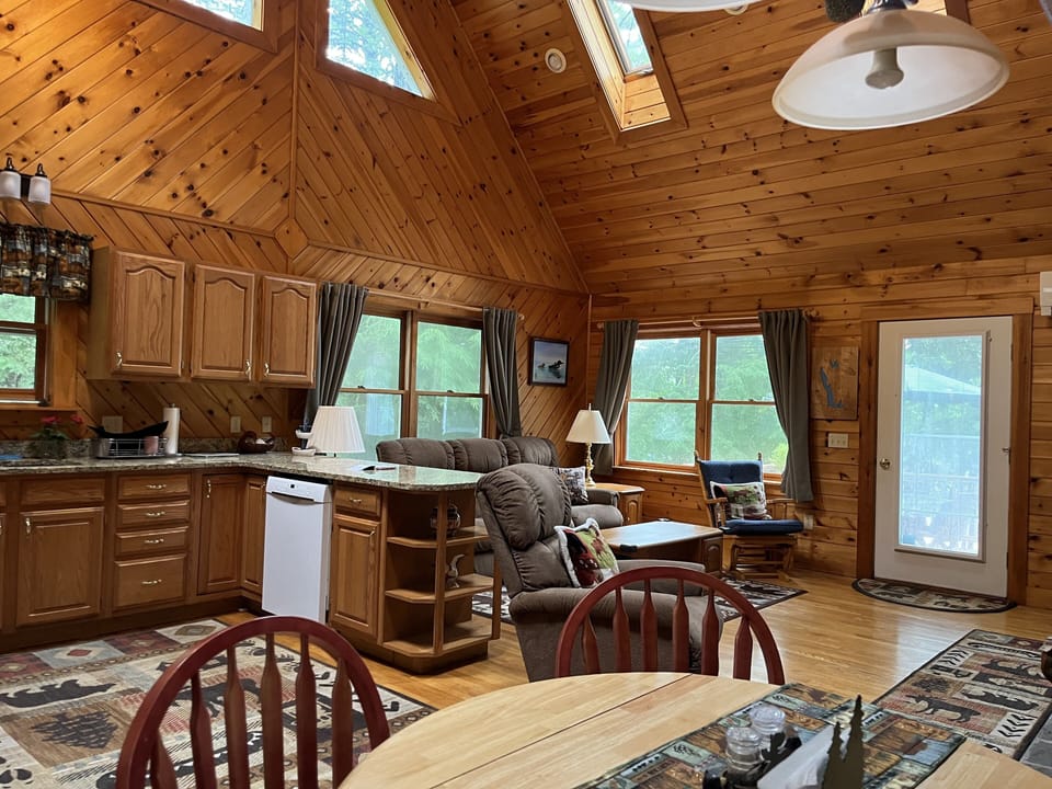 Open concept living room and kitchen is ideal for making family memories.