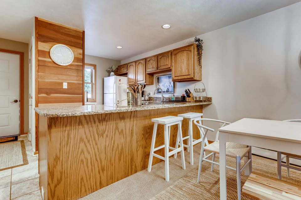Kitchen and hallway area