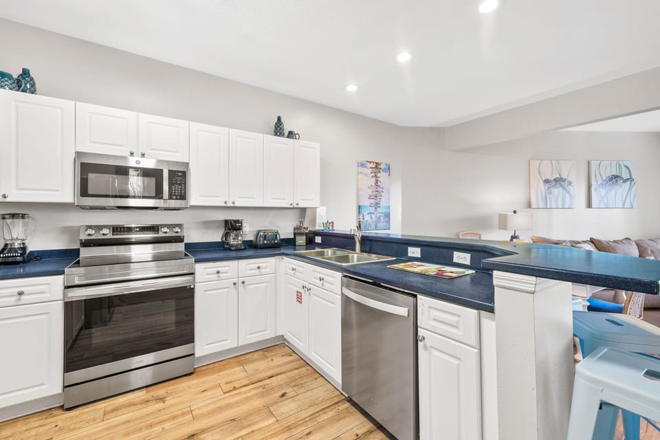 Fully Equipped Kitchen on Second Floor