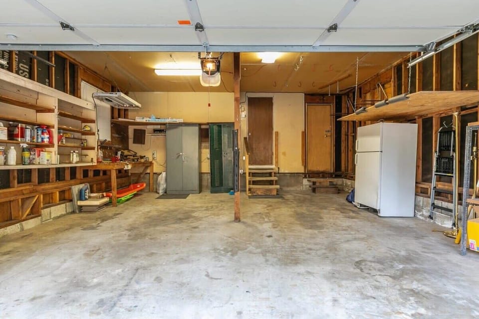 The home includes an attached garage.