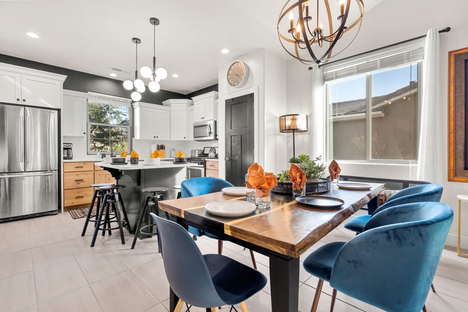 Modern kitchen with everything to make your stay comfortable.