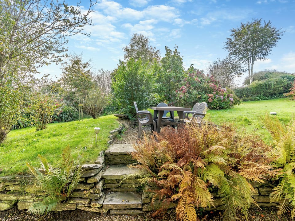 Sitting-out-area | Brongwyn Cottages- Barley Cottage - Brongwyn Cottages, Penparc, near Cardigan