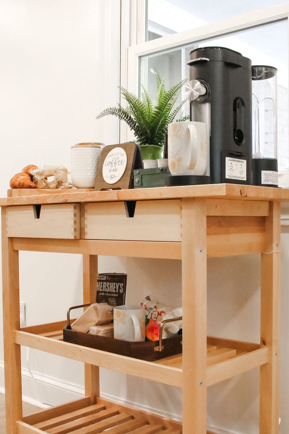 Enjoy coffee or tea at our coffee bar!