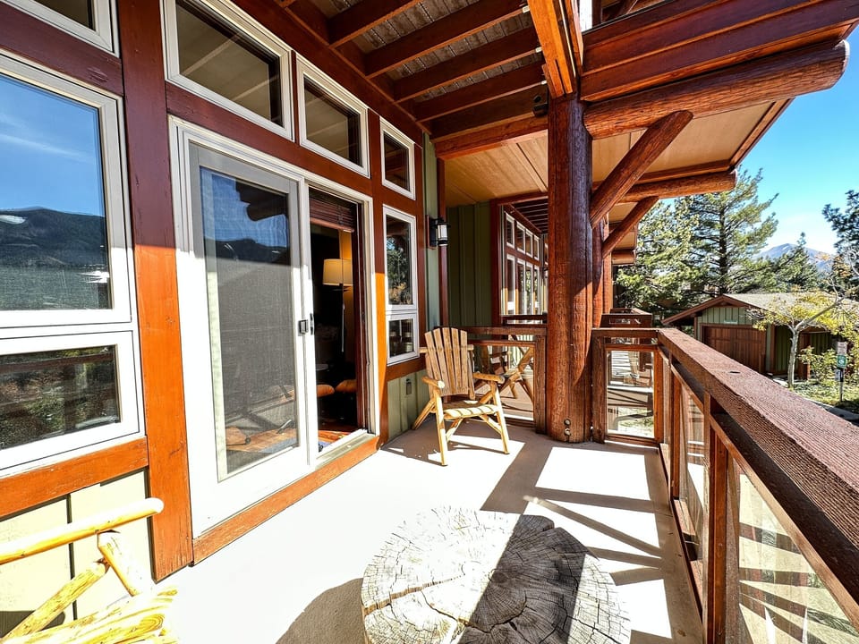 House, Porch, Chair, Door, Lamp