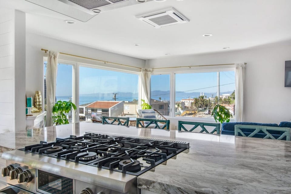 Open to the living space for optimal light and views