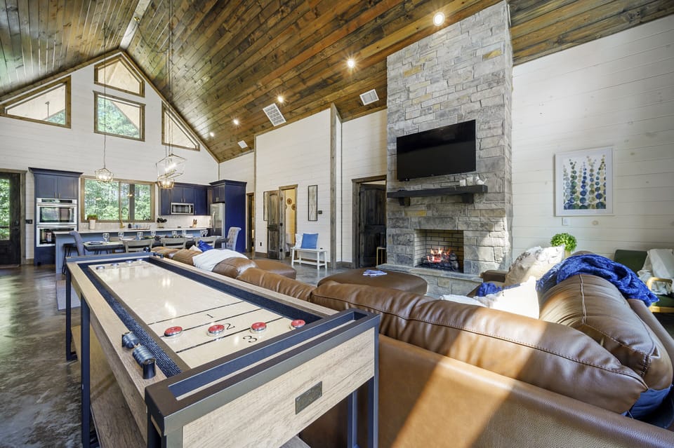 Gather in the main cabin