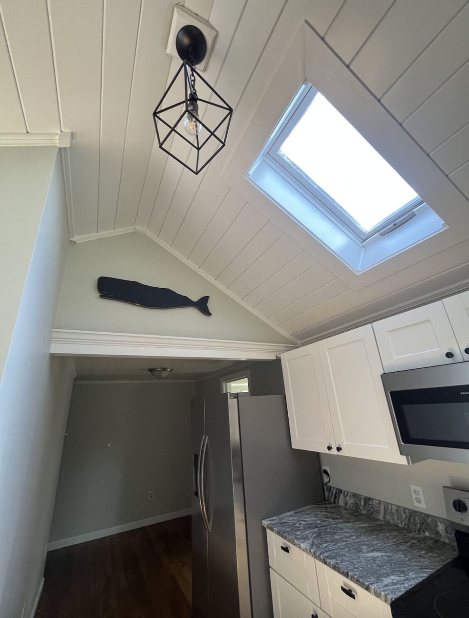 Kitchen skylight keeps the space bright