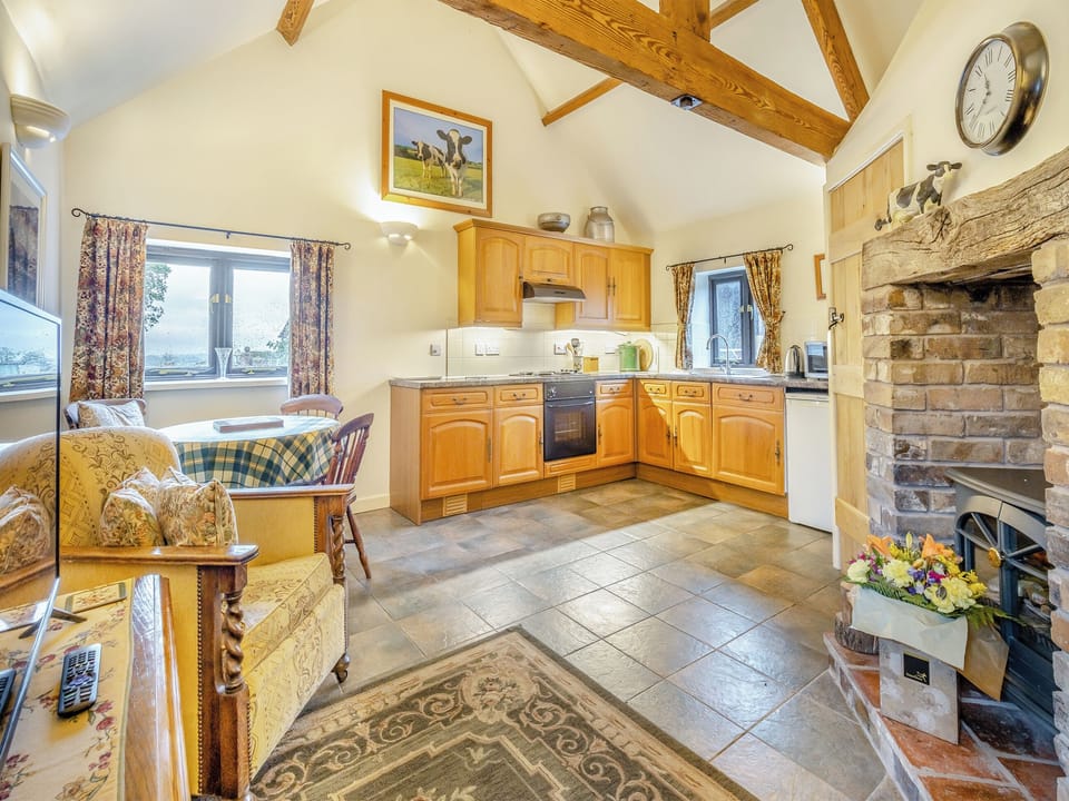 Kitchen area | The Byre - Morrells Wood Farm, Leighton, near Shrewsbury