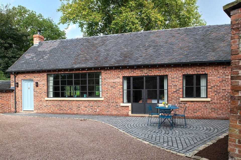 The exterior at Blacksmith's Cottage, Cheshire