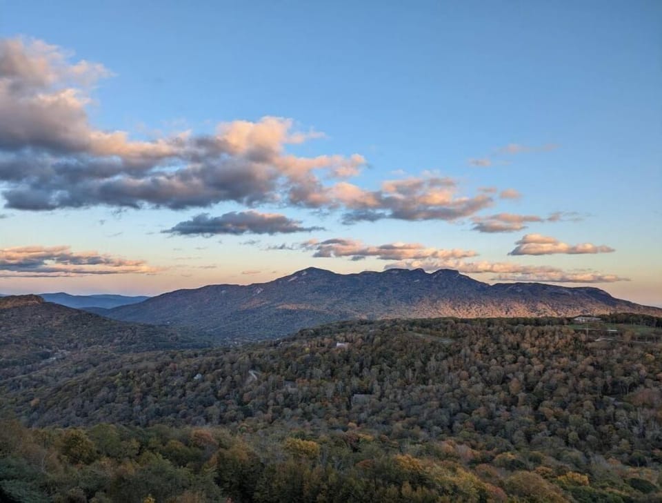 Enjoy stunning views of Grandfather Mountain any time of the day.  