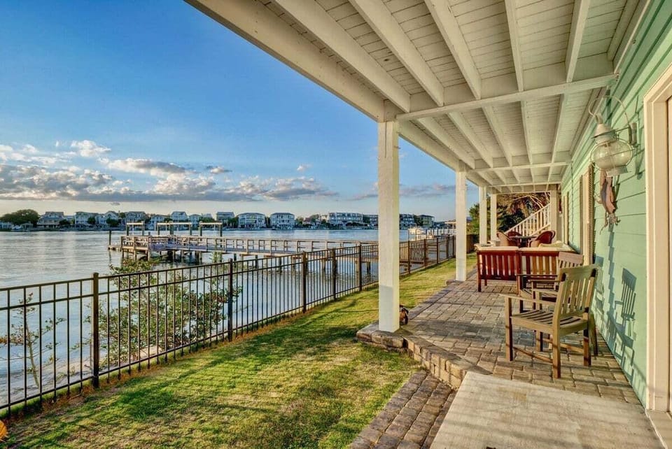 Spacious decks on every level,