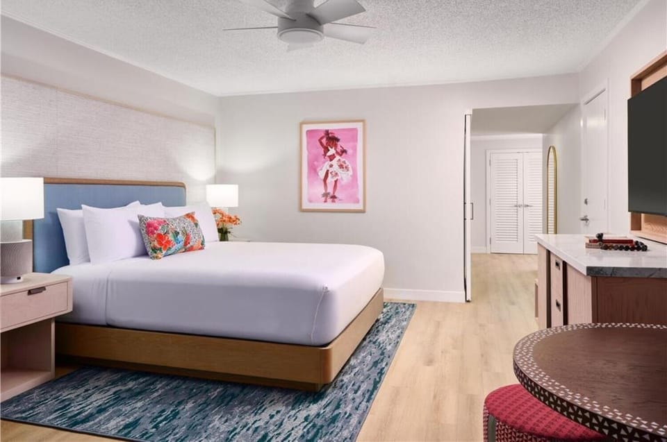Bedroom. Interior and views may vary based on location and availability.