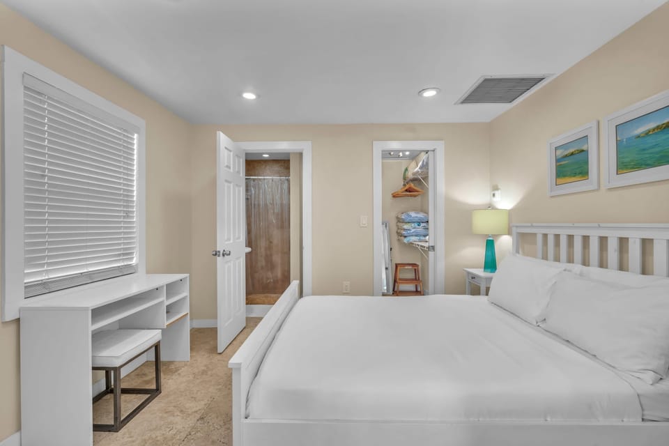 Bedroom 2 also comes with a comfortable queen sized bed.