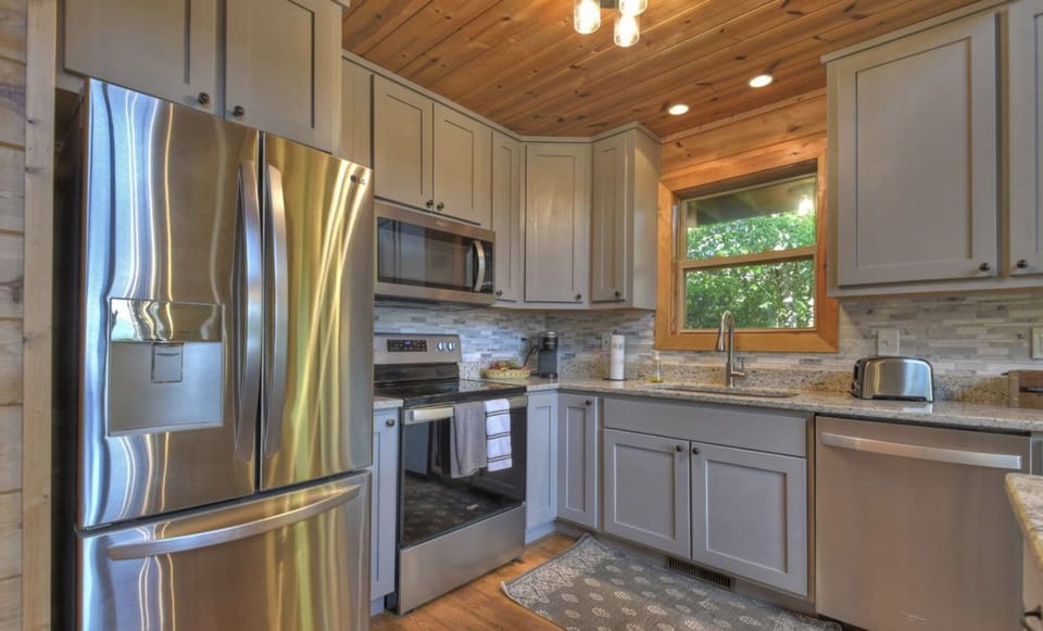 Fully stocked kitchen 
