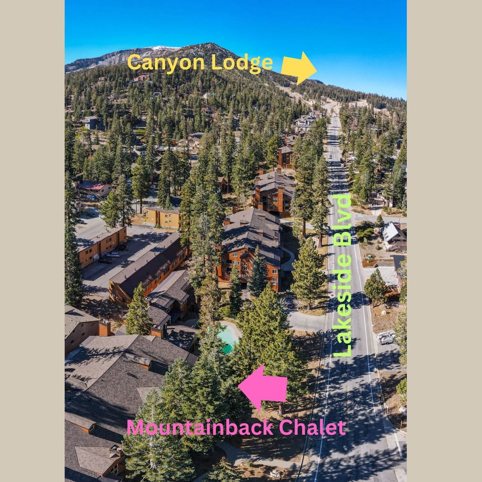 Proximity to Canyon Lodge and ski fields.