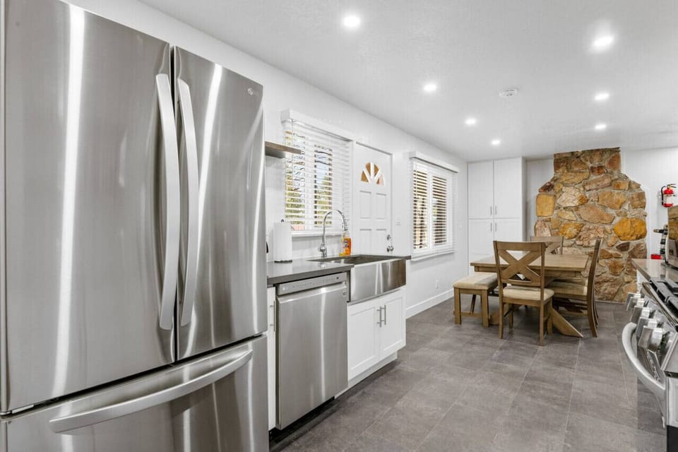 Large kitchen.