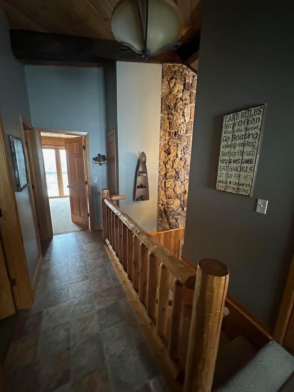Cabin Hallway Upper Level