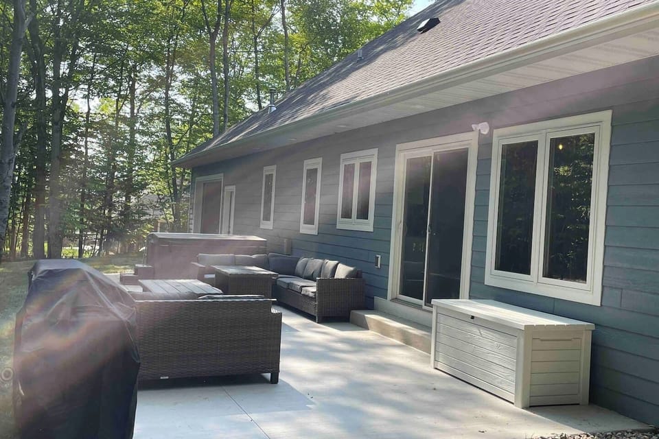 House #1 patio area