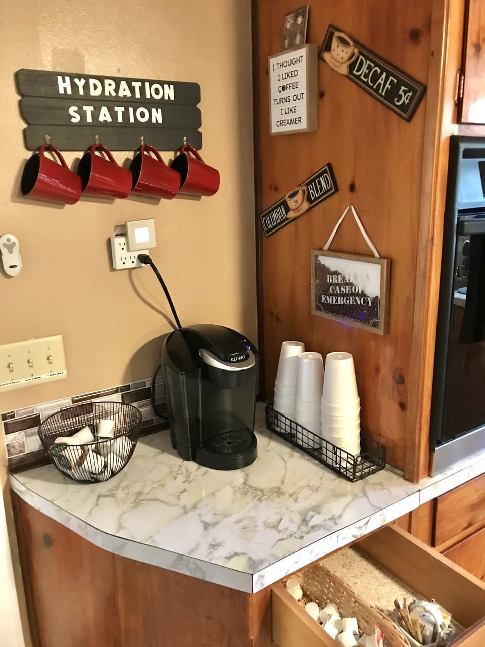 Enjoy the coffee bar during your stay.