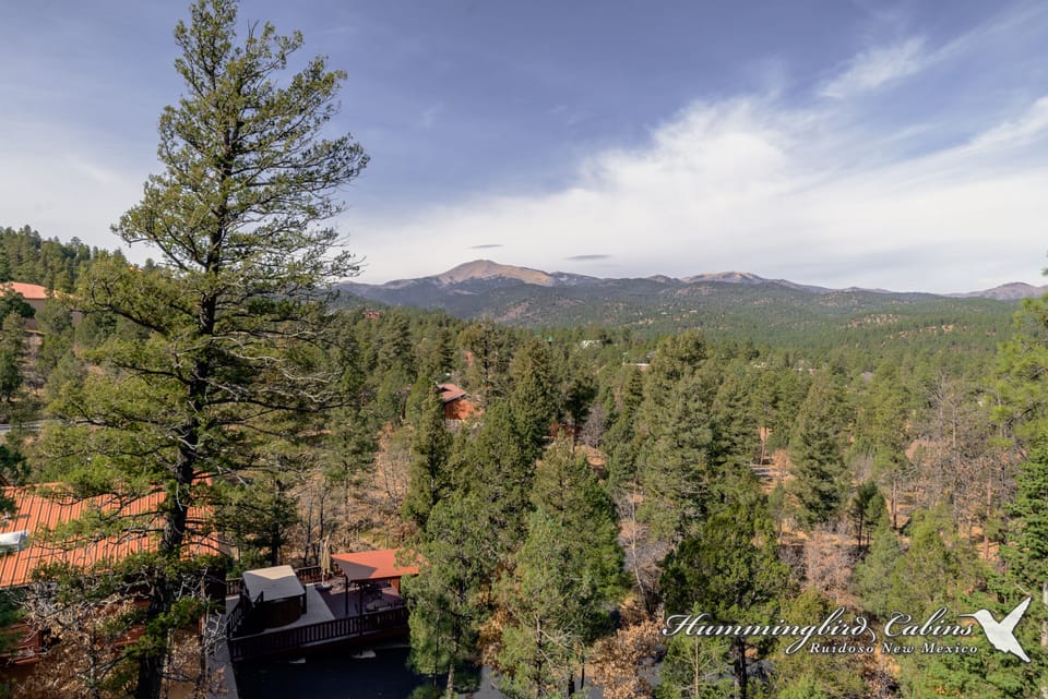 Views off the deck of Sierra Blanca and Ruidoso