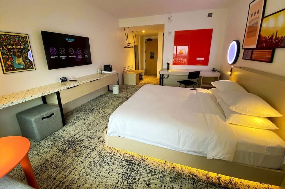 Stretch out in a spacious room designed for easy living.