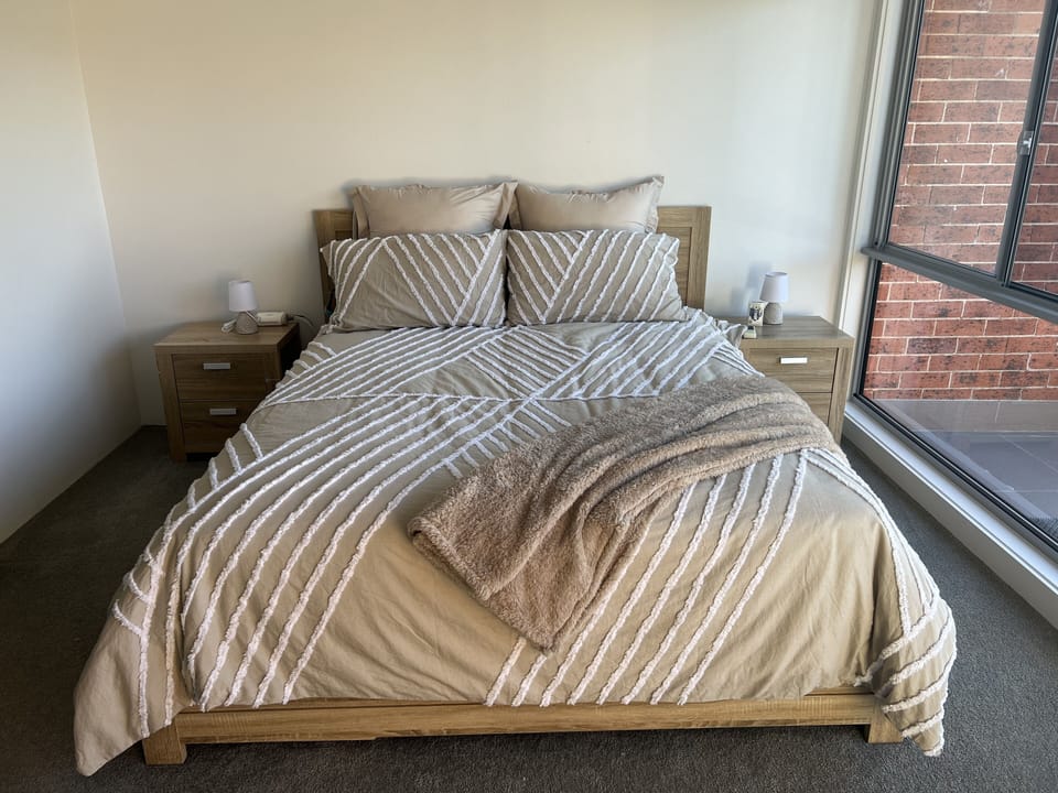 Main Bedroom has ensuite, walk in robe and private balcony