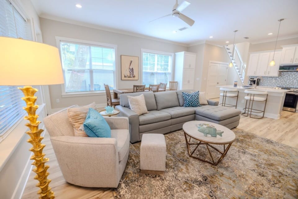 Spacious living room.