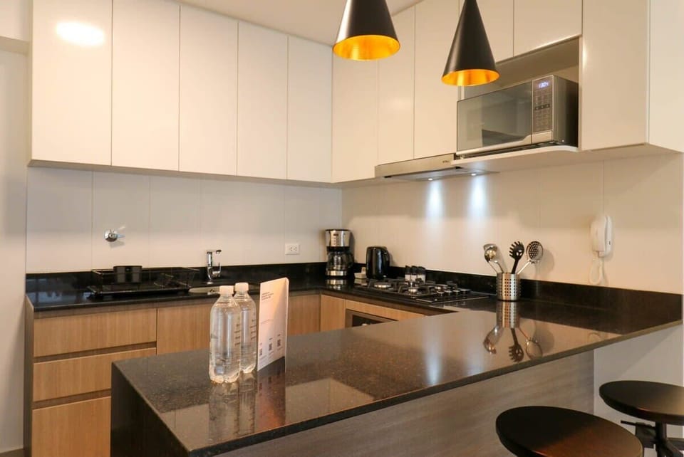 Kitchen with essentials