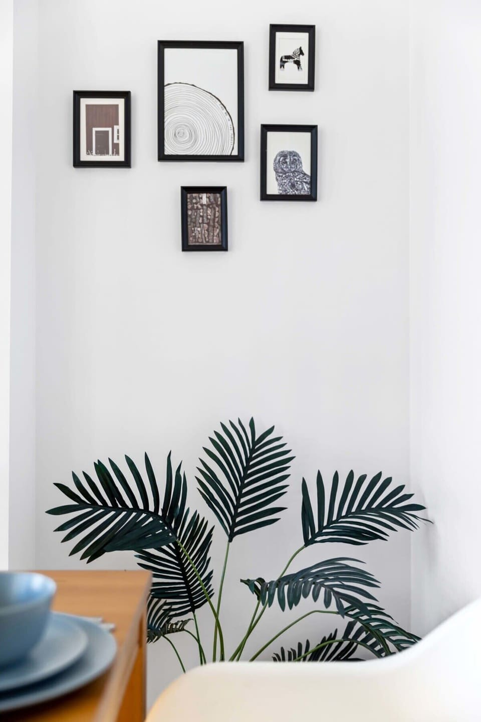 Tastefully furnished.