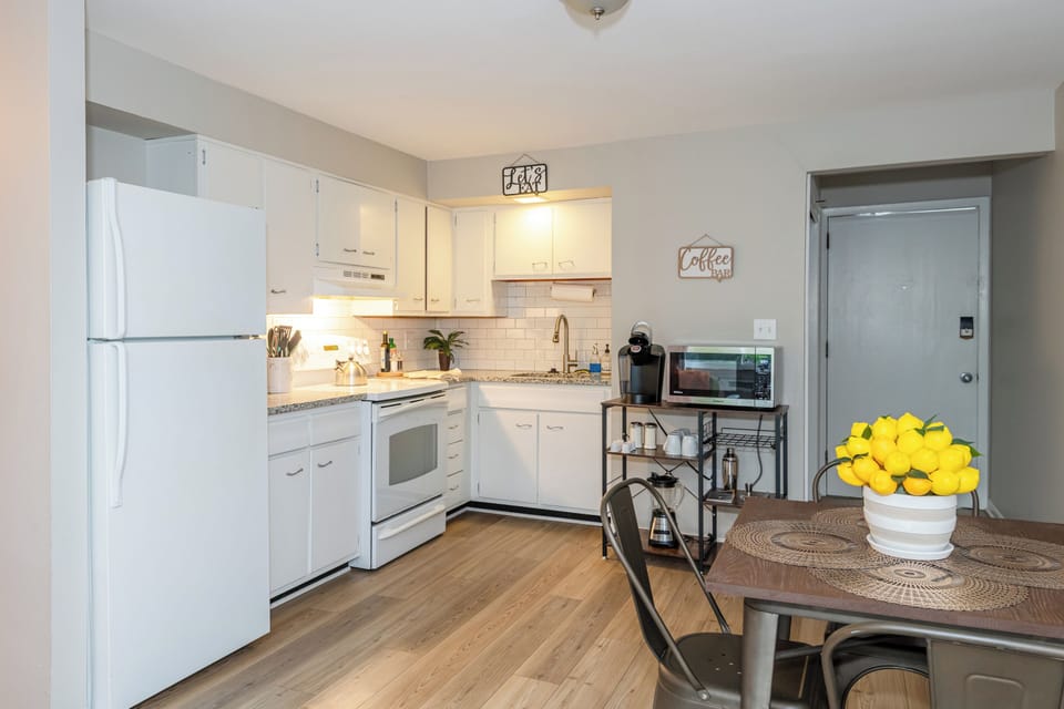 Fully Equipped Kitchen with Keurig Coffee Station