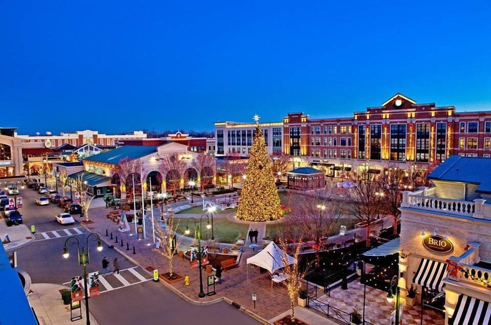The Greene shopping Mall, just a 1-2 ride to the corner of our block!