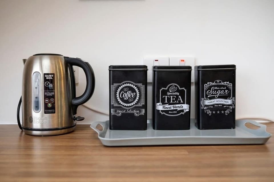 Brew up a fresh cup of coffee and enjoy the complimentary add-ons provided at our coffee station.