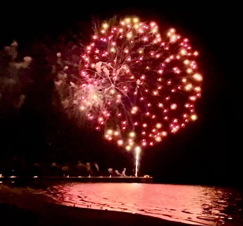 Fireworks from the balcony!