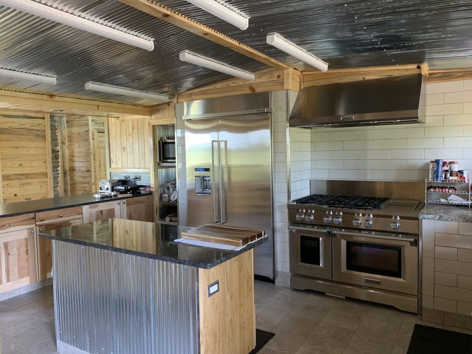 Full kitchen equipped with Kitchenaid appliances.