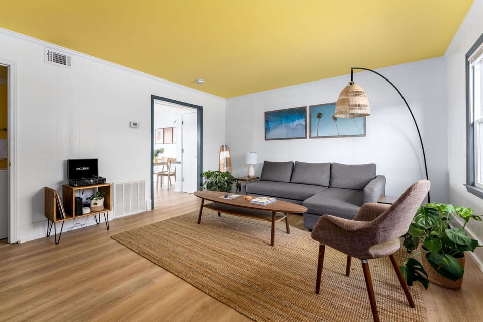 Coastal and Surf inspired living room