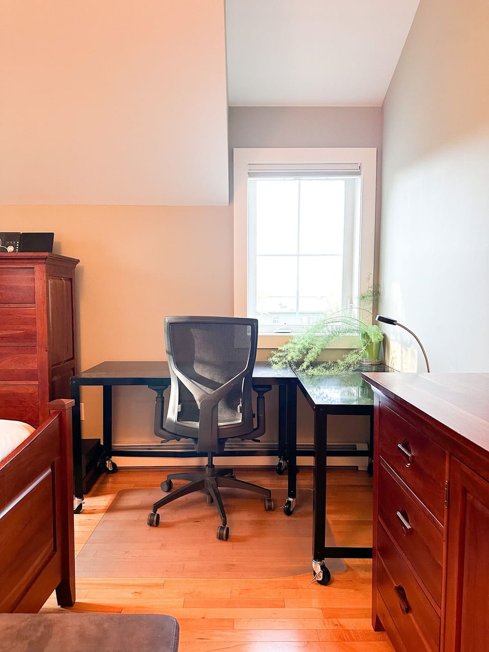 Office space in main bedroom