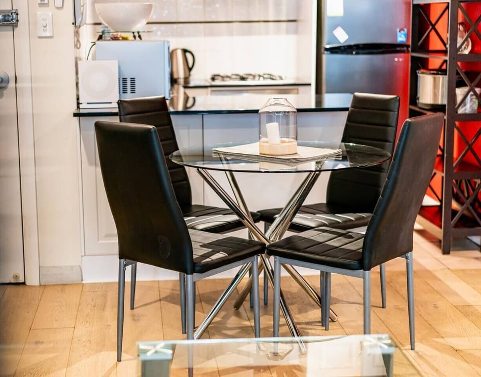 Staying in? An indoor dining table makes having meals at home a breeze.
