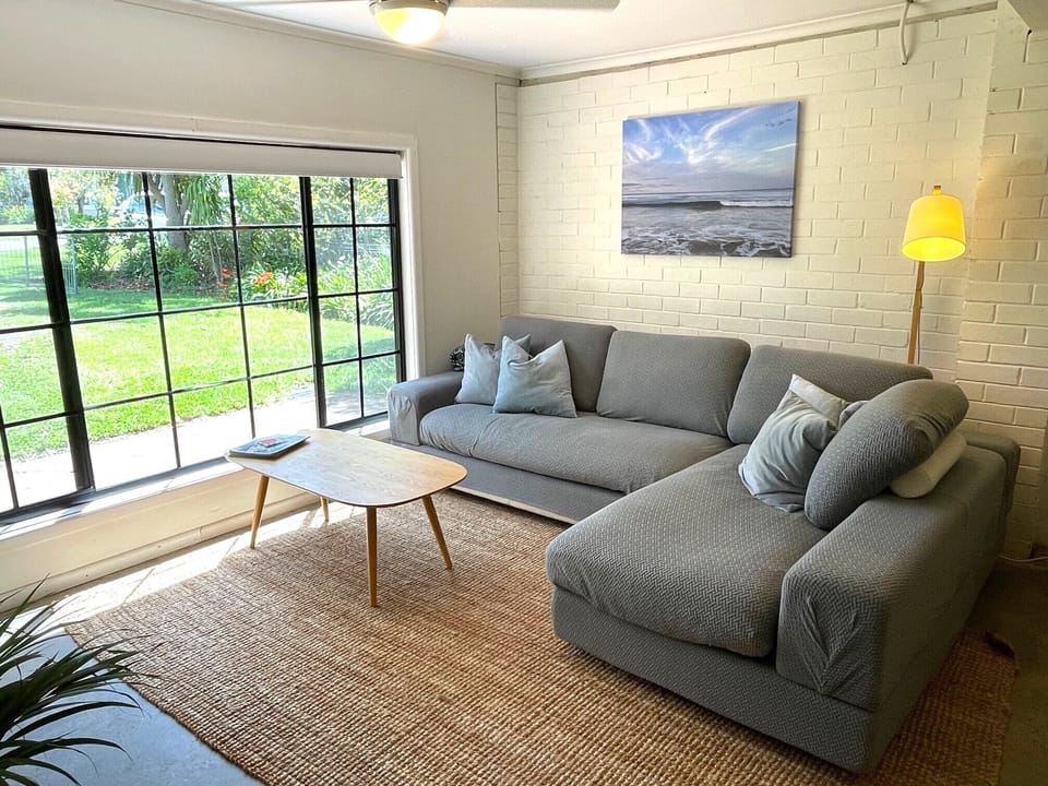Super comfy lounge, widescreen TV, DVDs, board games & reading nook.