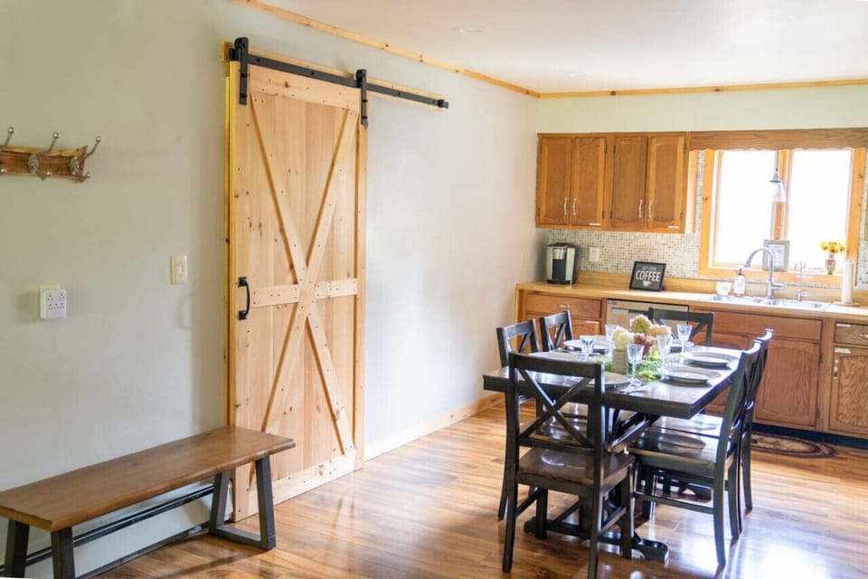 Enjoy meals in our farmhouse dining area.