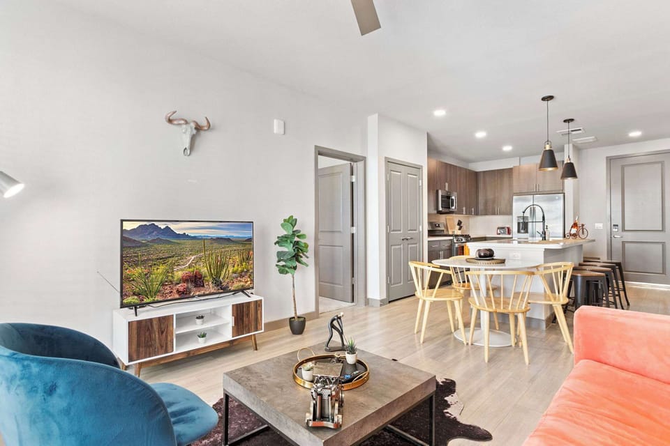 Living Room And Dining