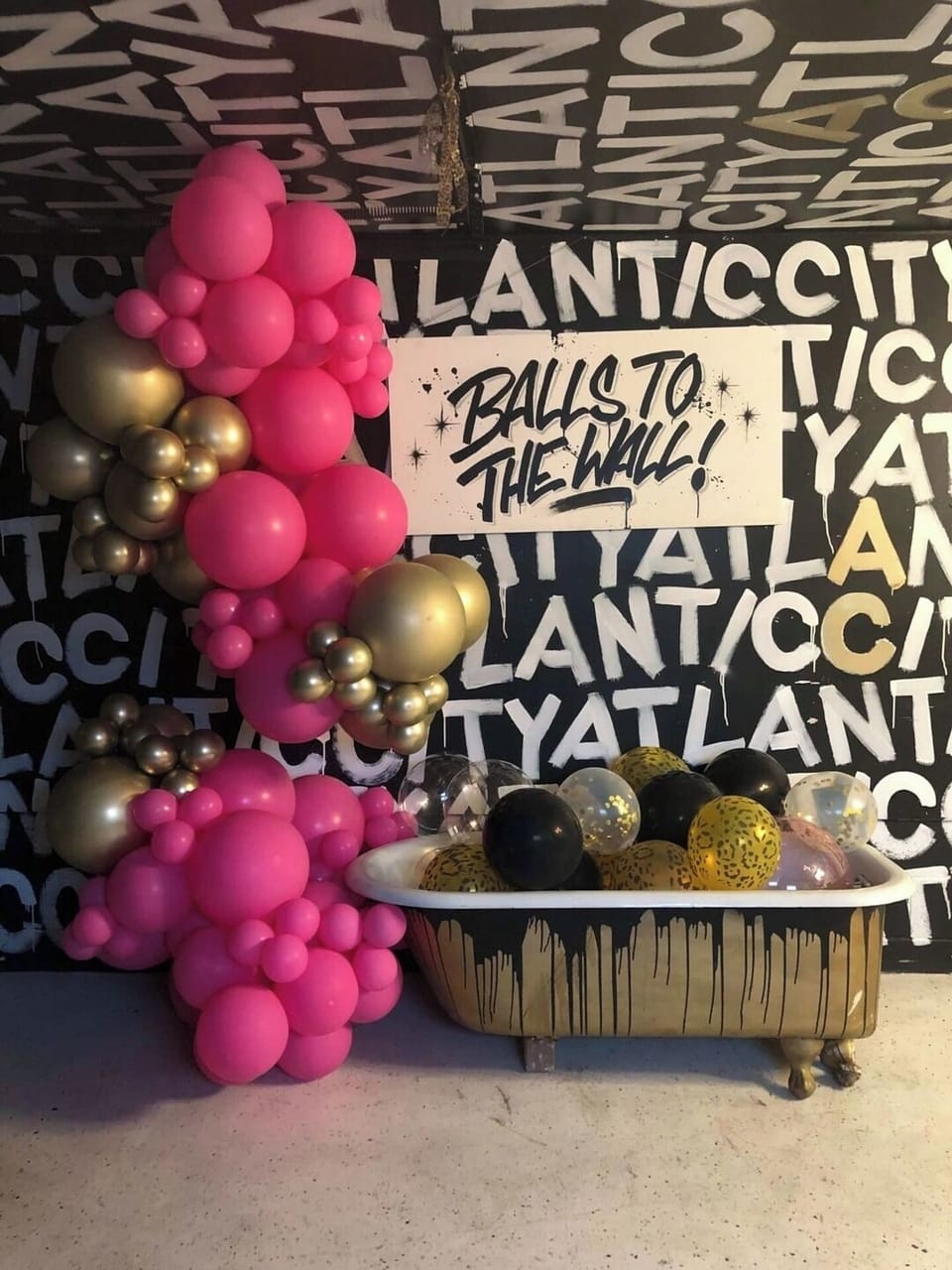 Professional balloon installation (Not included with rental)